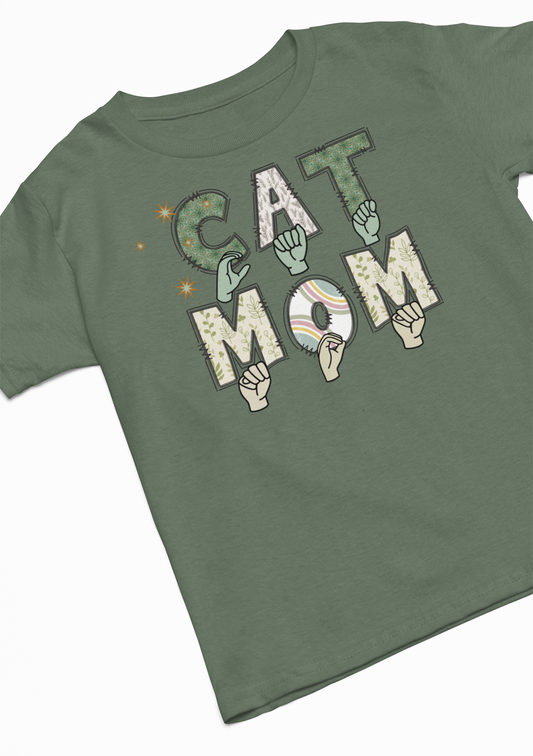 Boho Cat Mom ASL