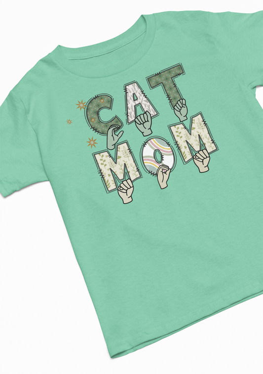 Boho Cat Mom ASL